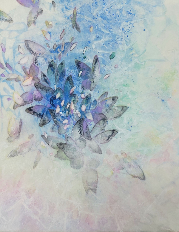 田渕眞兒 油絵 油彩 抽象画シリーズ No.20- にくい